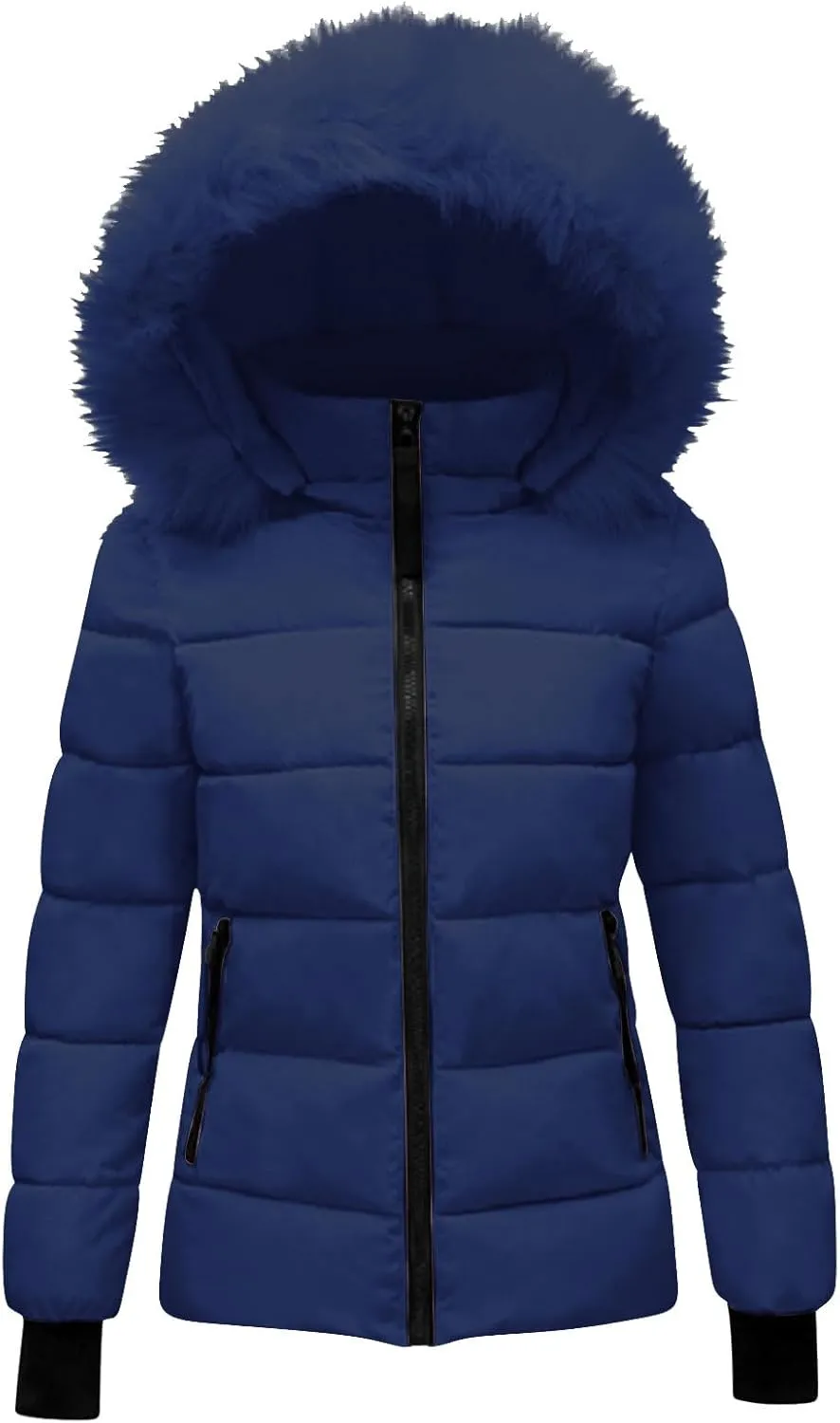 Puffer Coats for Women Waterproof Short Puffer Jacket Thickened Down Jacket Warm Winter Coat Puffer Parka Jacket Coat