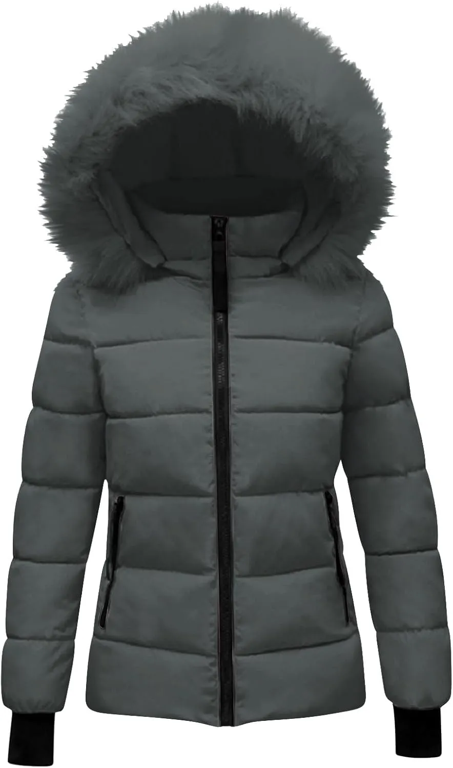 Puffer Coats for Women Waterproof Short Puffer Jacket Thickened Down Jacket Warm Winter Coat Puffer Parka Jacket Coat