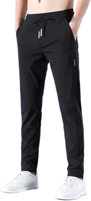 Quick Dry Gym Joggers Sweatpants for Men Causal Slim Fit Running Trousers Big and Tall Workout Jogging Trousers