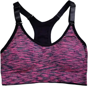 Racerback Sports Bras for Women High Impact Full Coverage No Underwear Yoga Bra Comfort Quick Dry Workout Push Up Bras