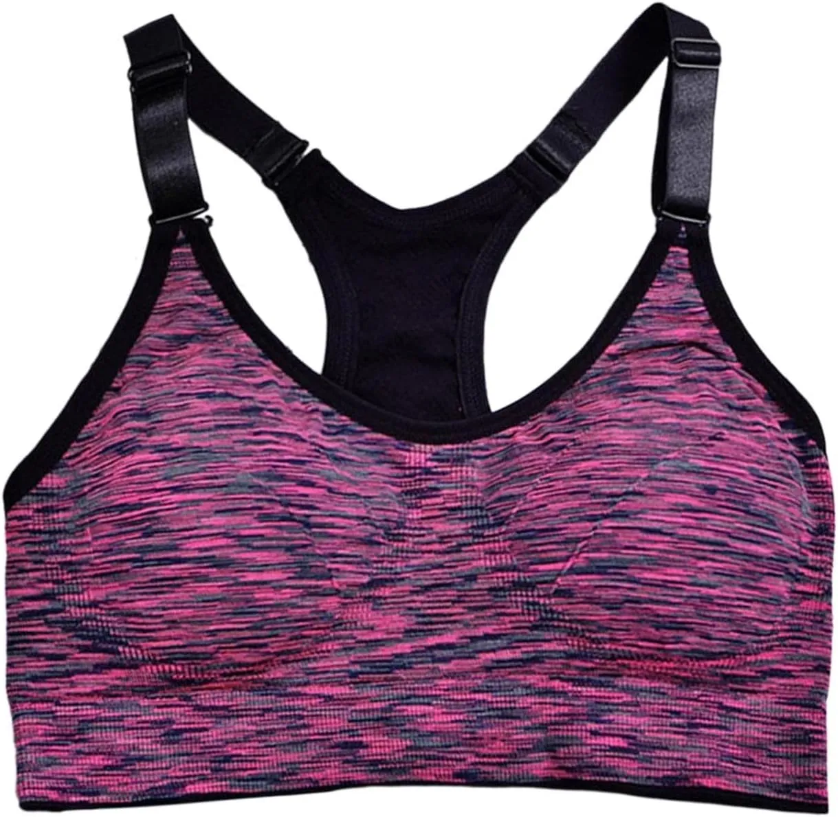 Racerback Sports Bras for Women High Impact Full Coverage No Underwear Yoga Bra Comfort Quick Dry Workout Push Up Bras