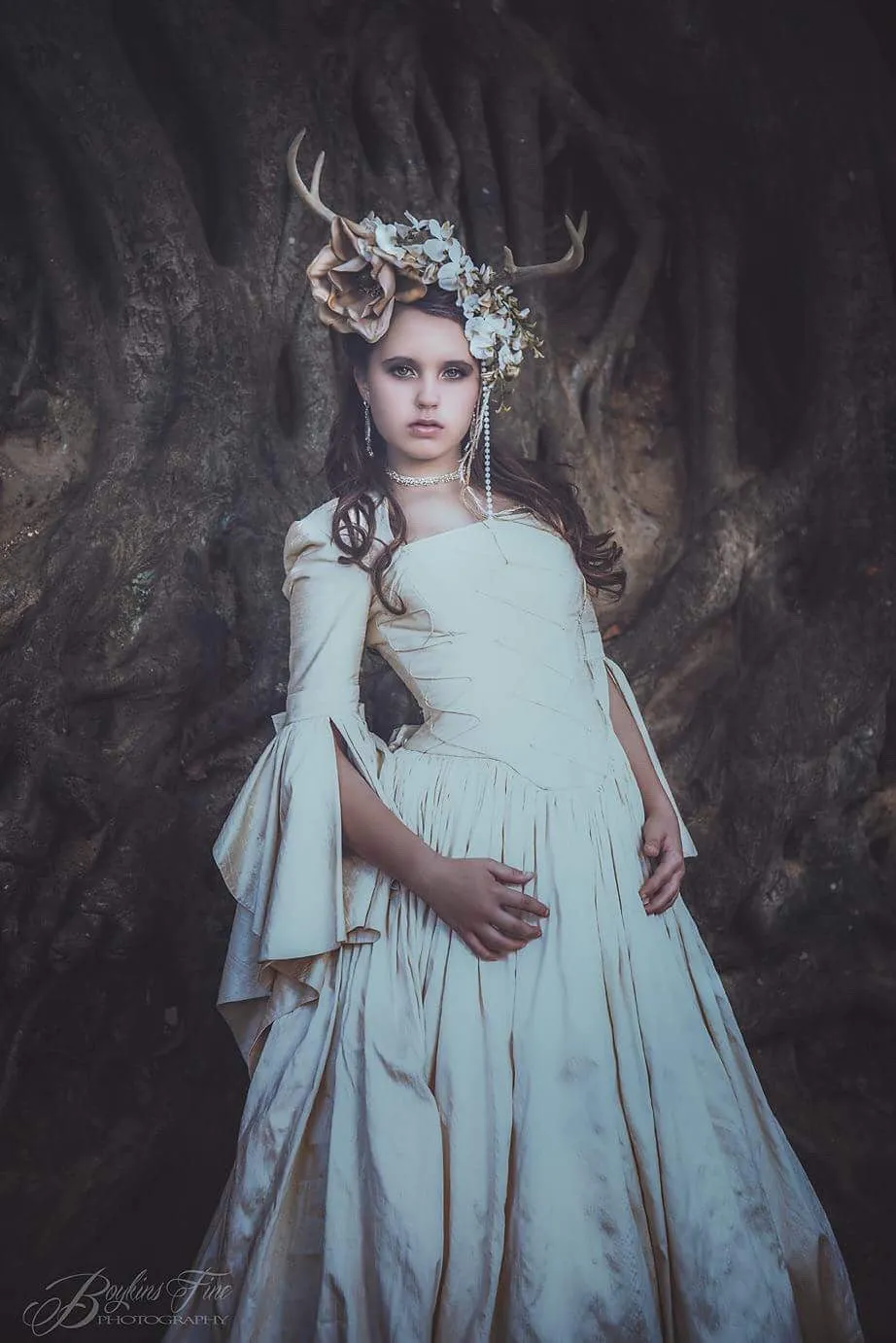 Rental - Silk Couture Victorian Gown - Photoprop