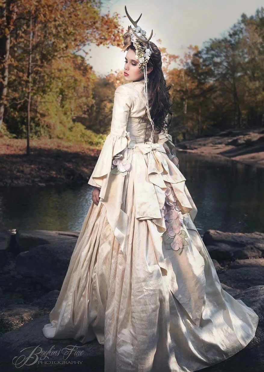 Rental - Silk Couture Victorian Gown - Photoprop