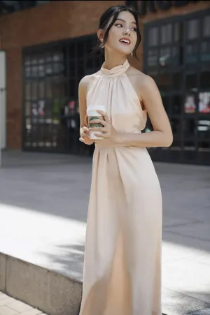 Selena Halter Maxi Dress