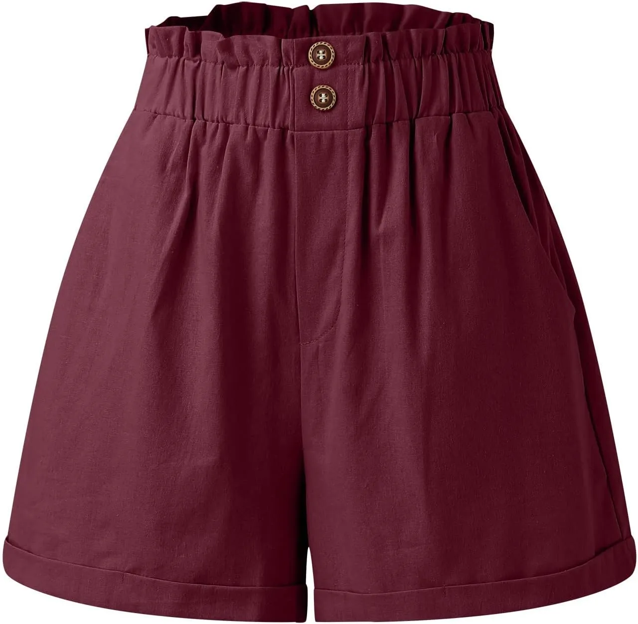Shorts for Women Comfy Summer Shorts Elastic Waist Shorts Casual Lightweight Shorts Travel Shorts with Pockets