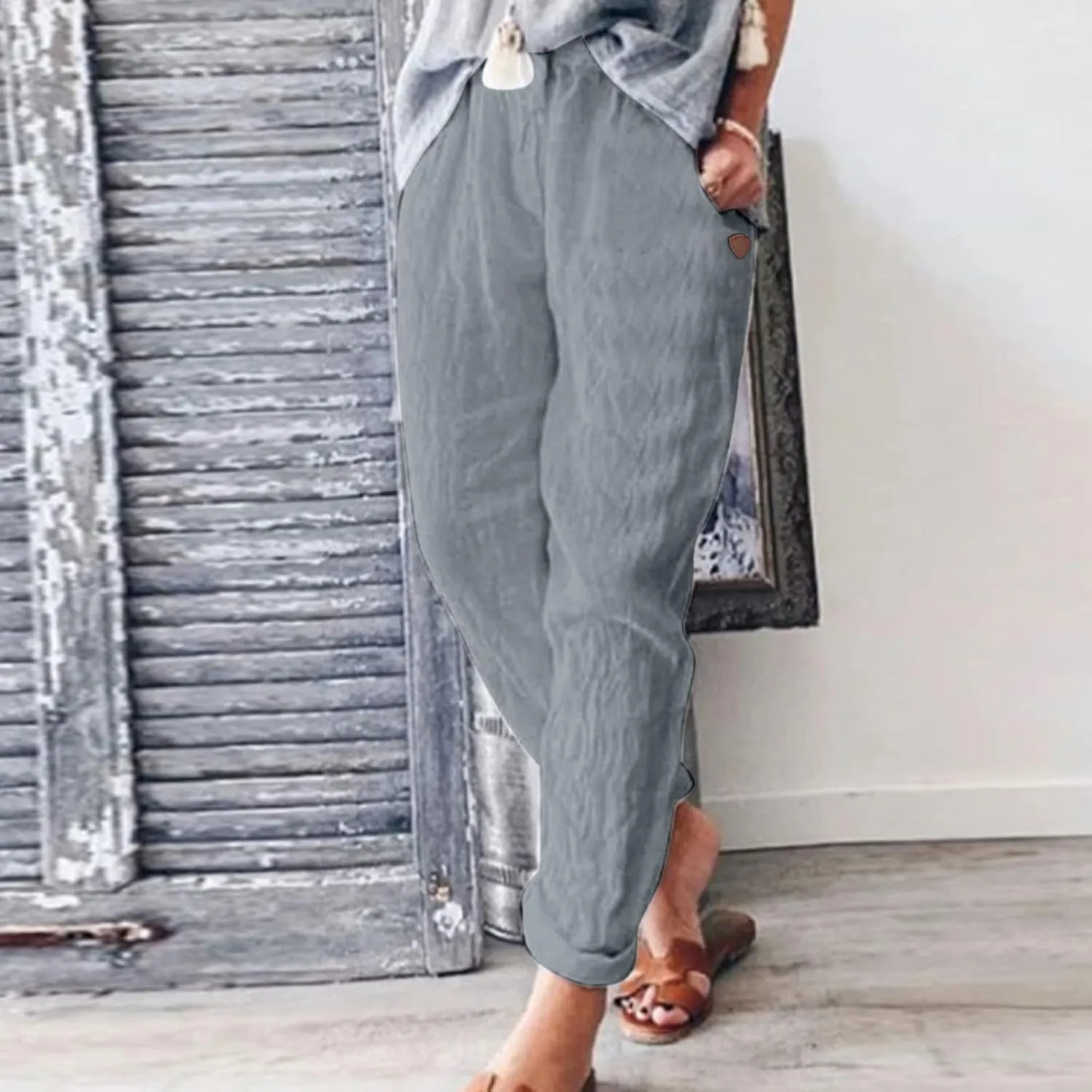 Straight Leg Jeans for Women Jeans Poket Pants Mid Casual Denim Lace Women's Jeans Straight Leg Jeans for Women