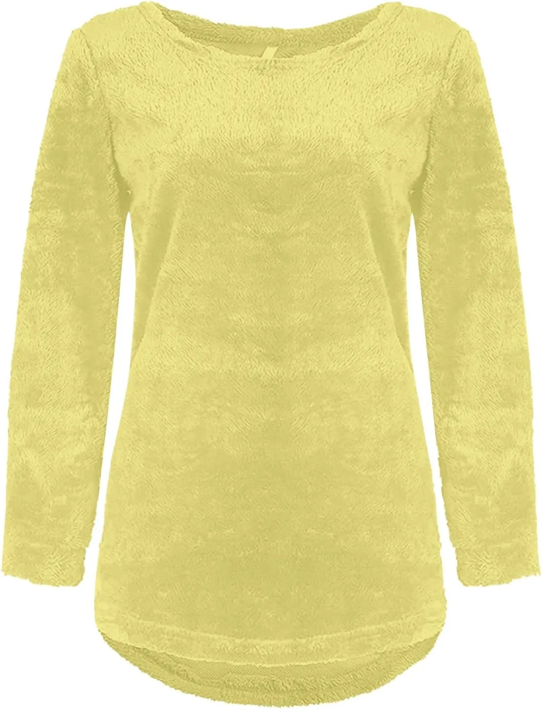 Sweatshirts for Women Comfort Hoodie for Anxiety Long Sleeve Winter Shirts Round Neck Casual Warm Cute Long Tops