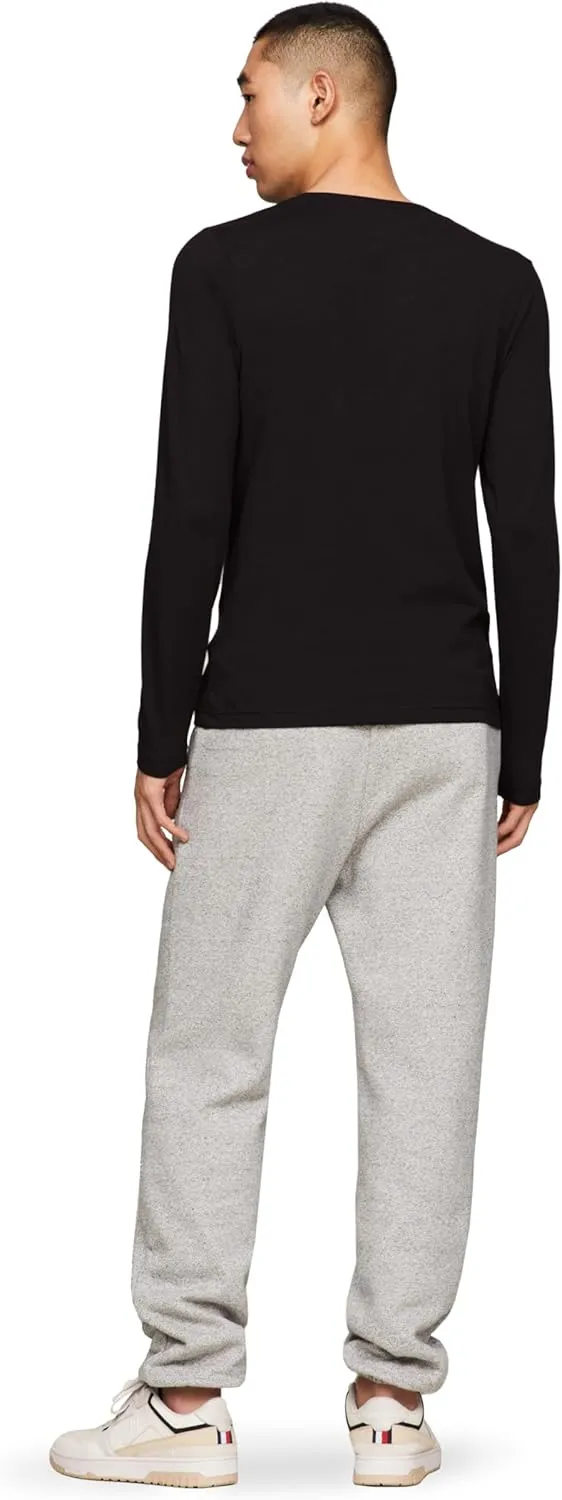 Tommy Hilfiger Men's Long Sleeve Cotton Stretch Basic Slim Fit T-shirts