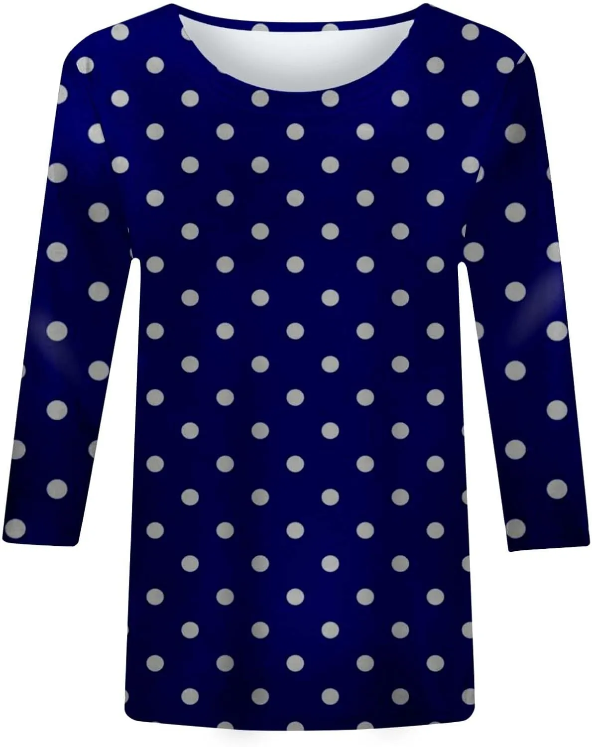 Trendy Tops for Women Fall 2024 Long Sleeve Crew-Neck T Shirts Flower Printing Loose Casual Blouses Loose Sweatshirt