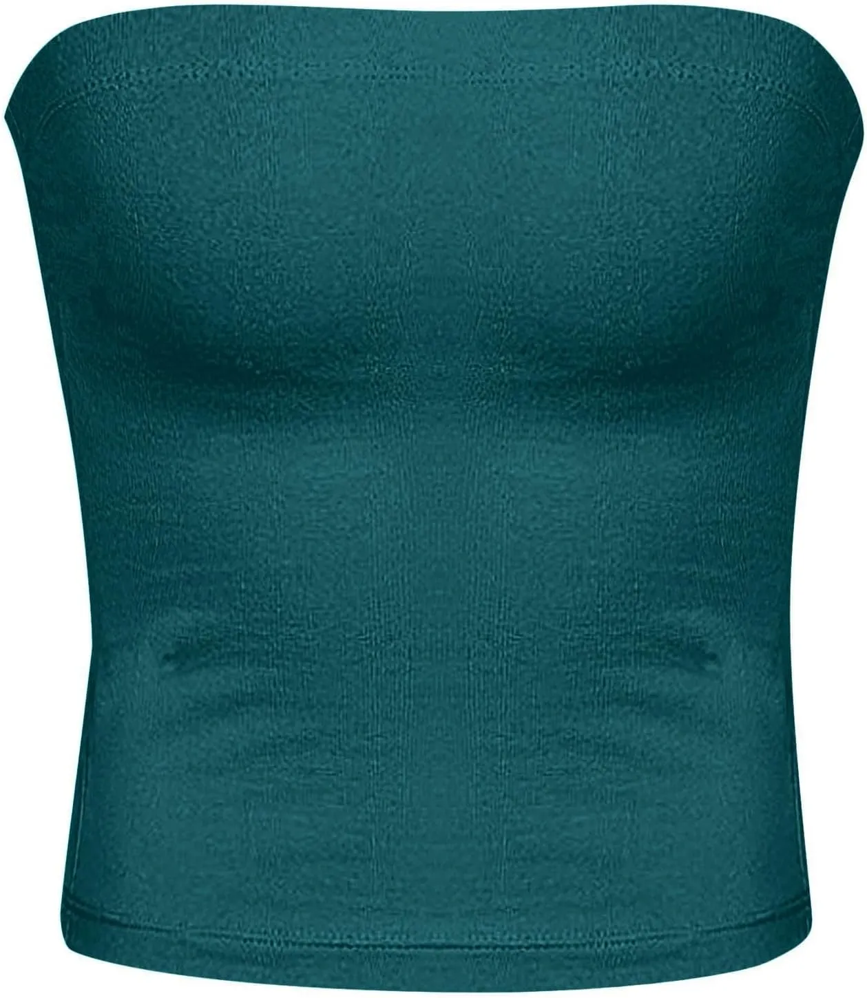 Tube Top for Women Strapless Sleeveless Crop Tops Going Out Party Y2K Bandeau Shirts 2025 Summer Clothes