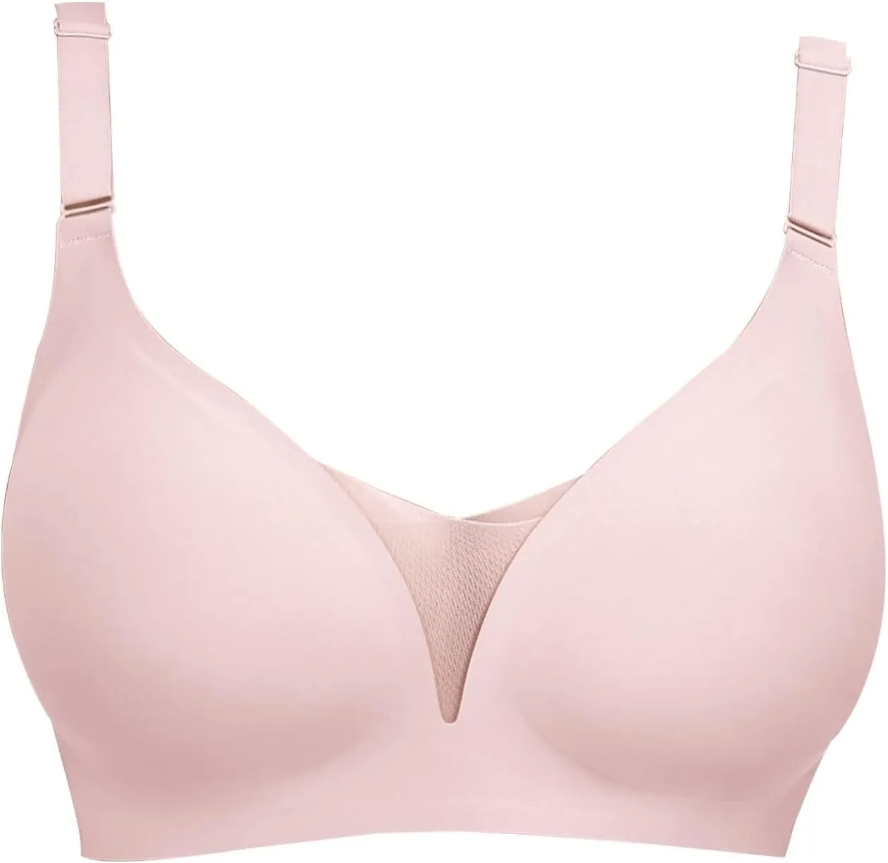 Wireless Bras for Women Lace V Neck No Underwire Bra Braslettes Full Coverage Plus Size Women Bras Wireless Padded