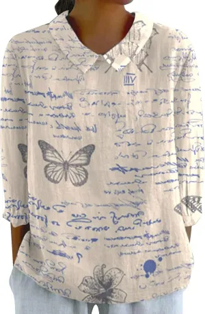 Women Cotton Linen Tops Causal Summer Short Sleeve Oversized T Shirts Crew Neck Loose Blouses Linen Shirts