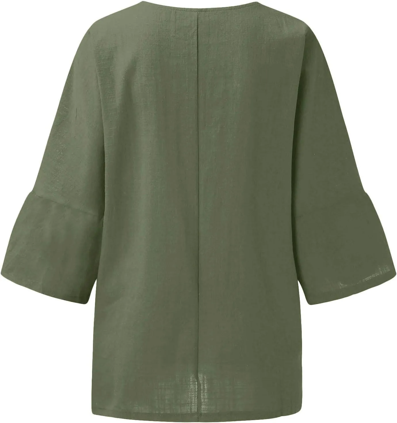 Women Cotton Linen Tops Causal Summer Short Sleeve Oversized T Shirts V Neck Loose Blouses 2025 Trendy Outfits