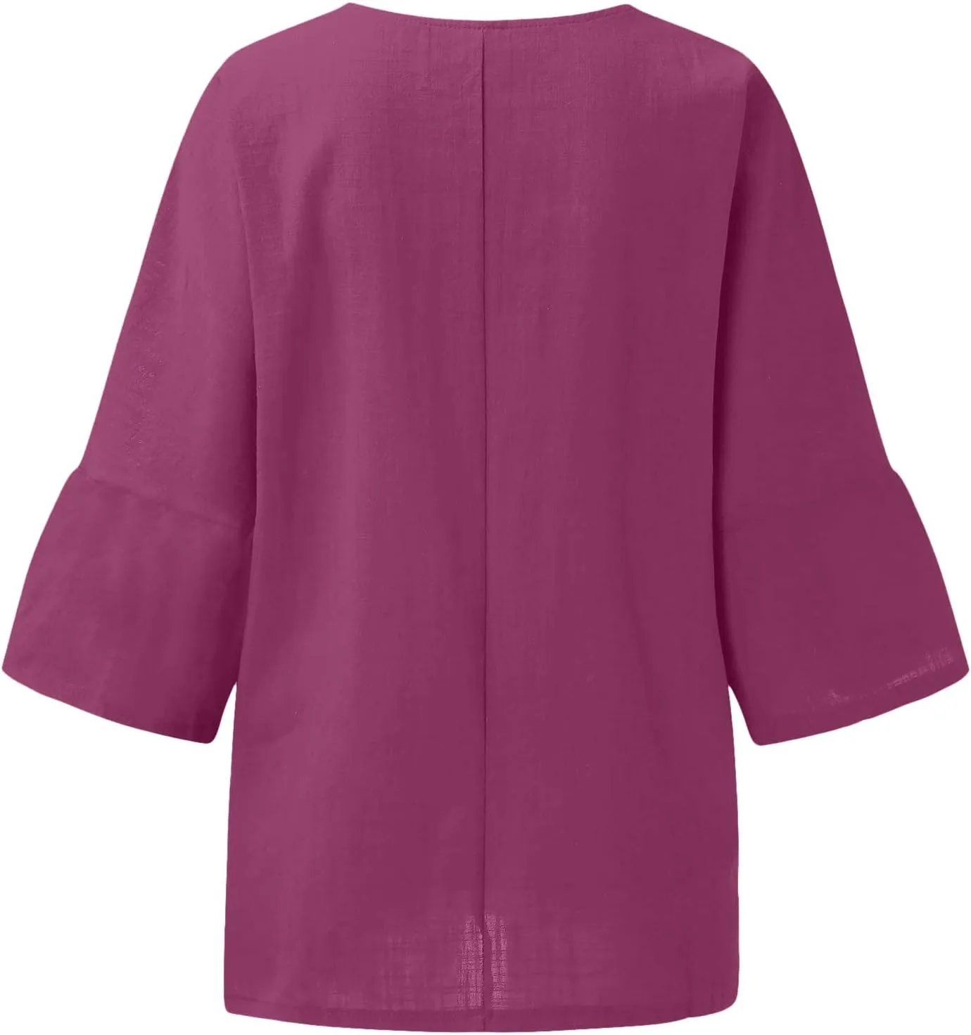 Women Cotton Linen Tops Causal Summer Short Sleeve Oversized T Shirts V Neck Loose Blouses 2025 Trendy Outfits