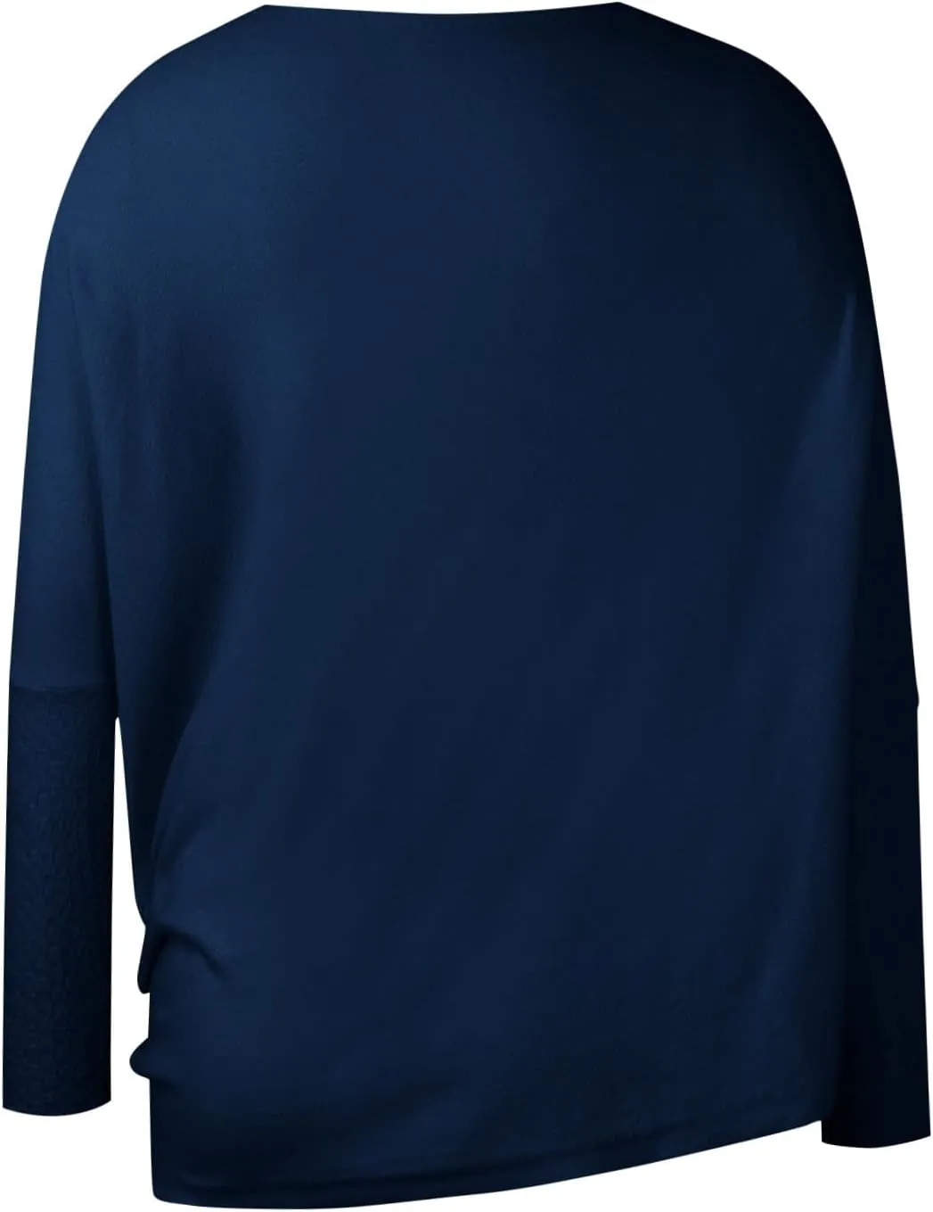 Womens Asymmetric Draped Jumper Long Batwing Sleeve Boat Neck Off The Shoulder Tunic Knit Winter Pullover Sweaters