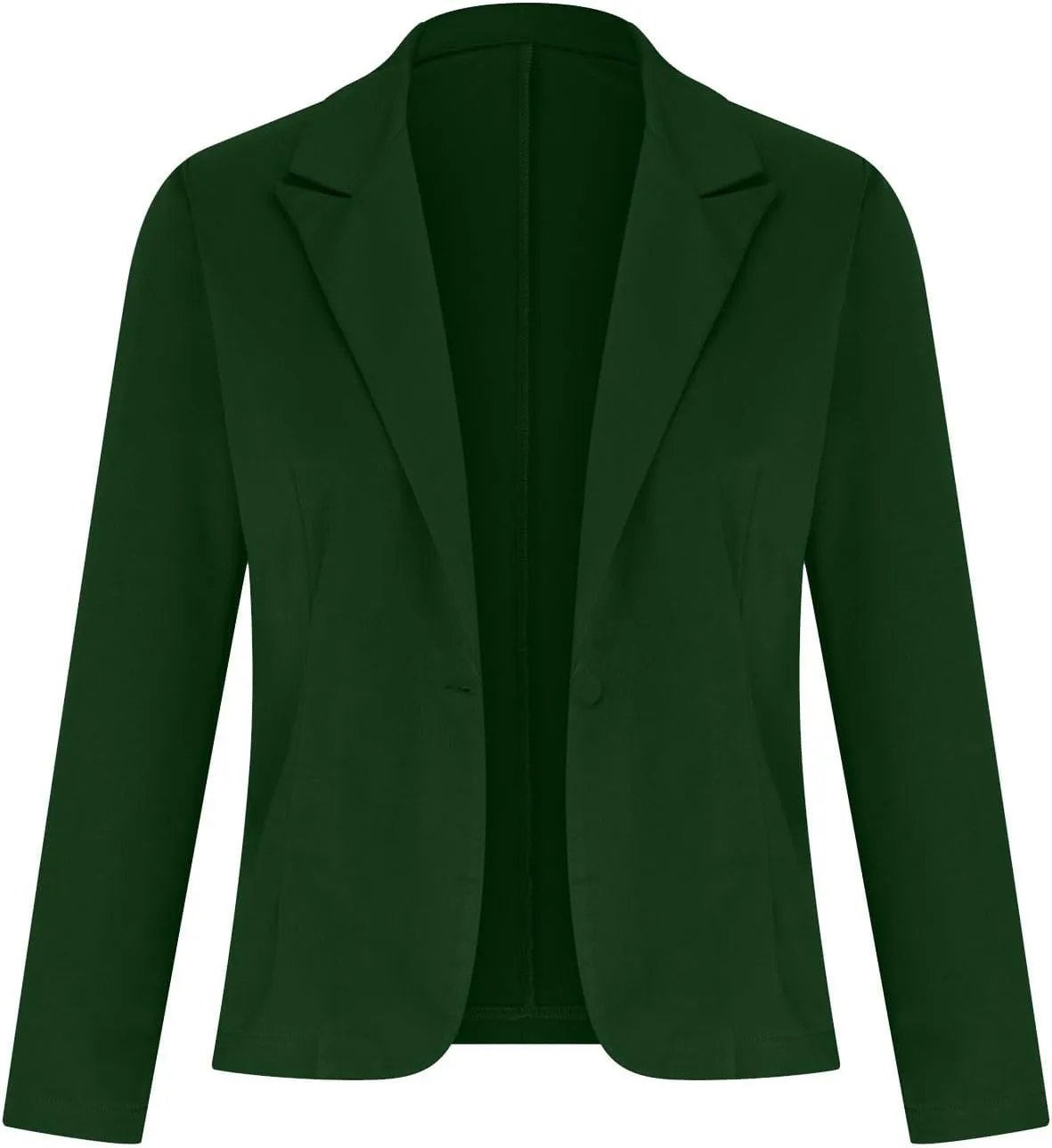 Womens Blazers for Work Casual Open Front Blazer Long Sleeve Work Office Jacket Lapel Collar Cardigan Jacket