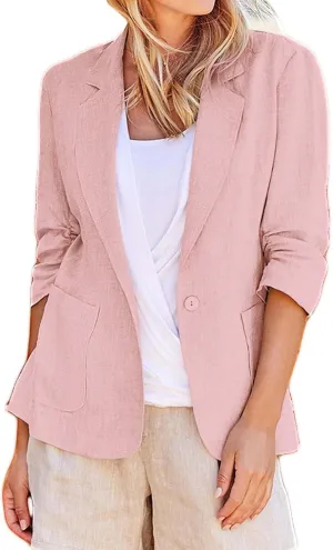Womens Business Casual Clothing Blazers for Work Blazers Light Weight Blazers Long Sleeve Blazer Jacket