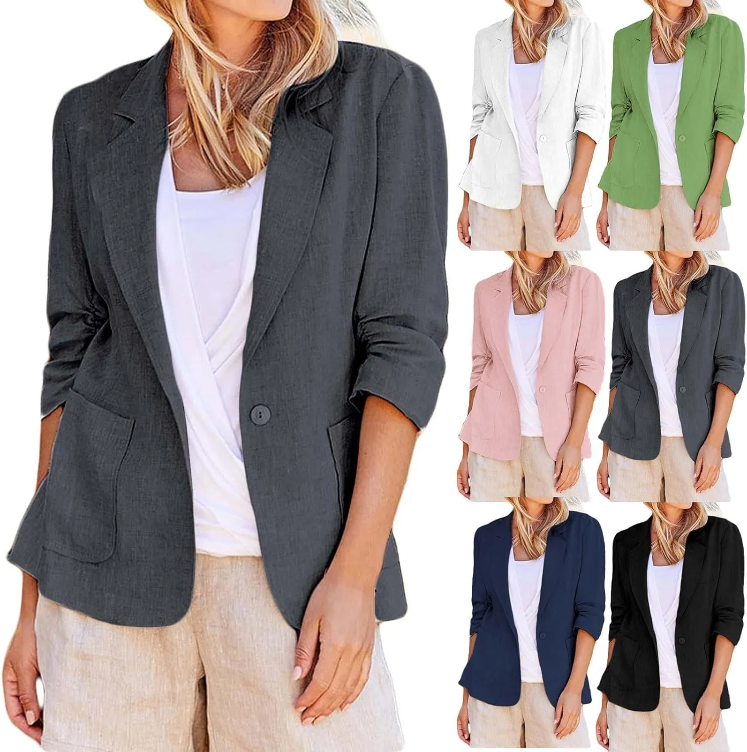 Womens Business Casual Clothing Blazers for Work Blazers Light Weight Blazers Long Sleeve Blazer Jacket