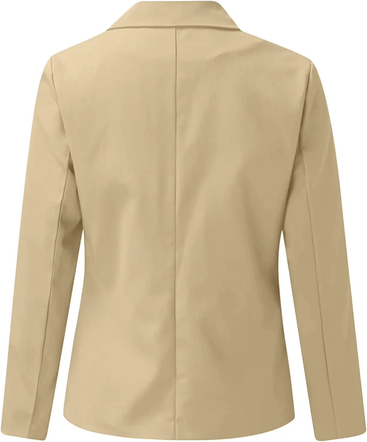 Women's Casual Blazer Casual Lapel Open Front Long Sleeve Work Office Suit Jacket Coat Blazer Dress