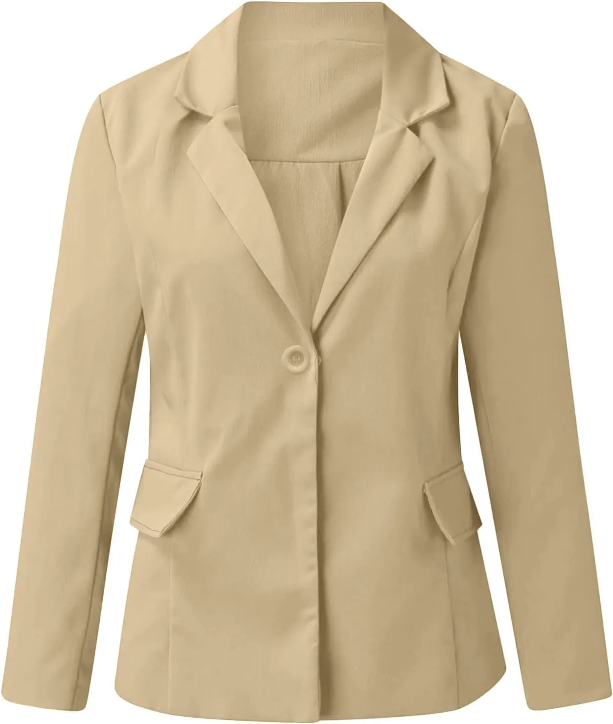 Women's Casual Blazer Casual Lapel Open Front Long Sleeve Work Office Suit Jacket Coat Blazer Dress