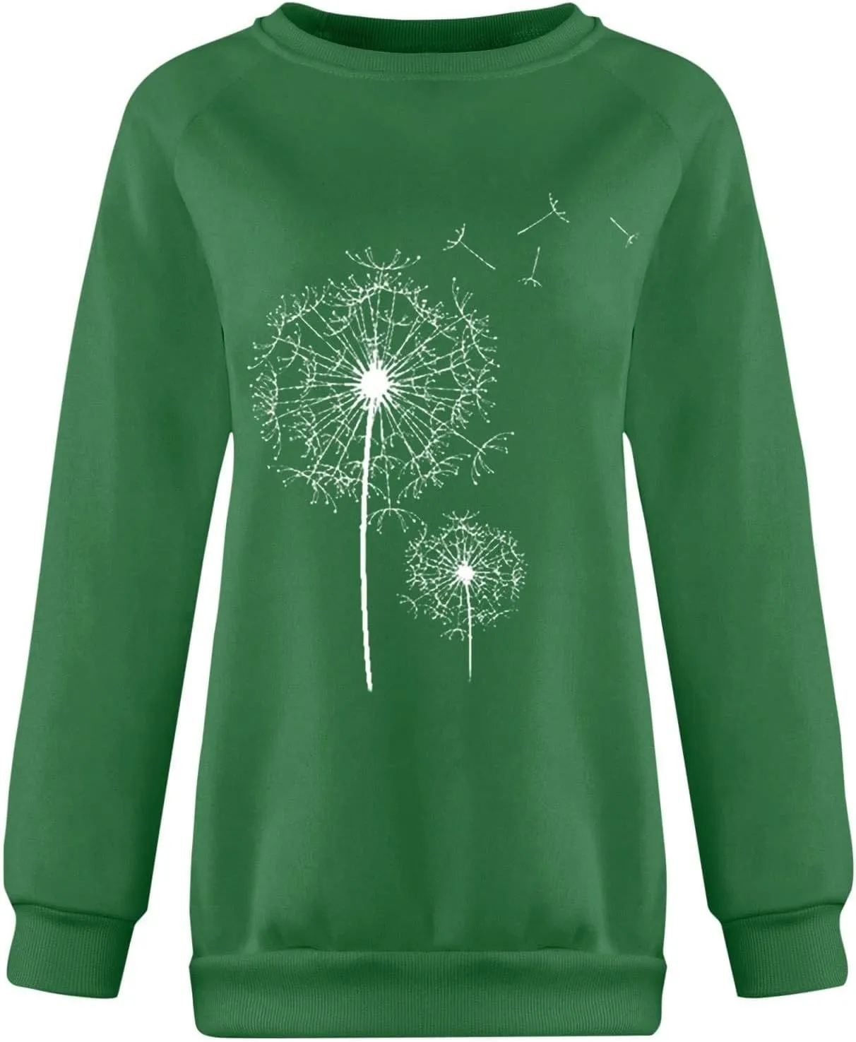 Womens Hoodies Crewneck Oversized Sweatshirts Dandelion Graphic Sweater Pullover Fall Fashion Clothes for Teen Girls