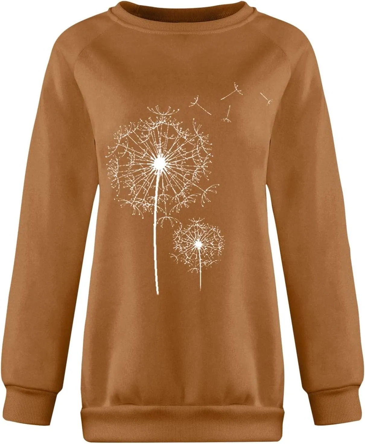 Womens Hoodies Crewneck Oversized Sweatshirts Dandelion Graphic Sweater Pullover Fall Fashion Clothes for Teen Girls