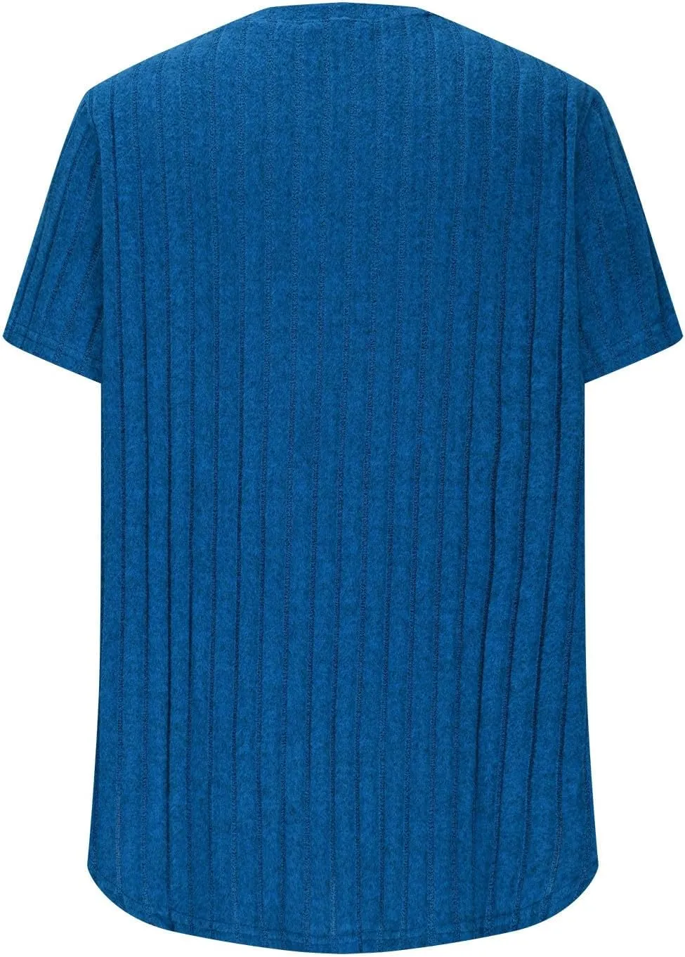 Women's Plus Size Tops Short Sleeve V Neck T Shirts Casual Loose Blouses Tunic Soft Comfortable Summer Tops