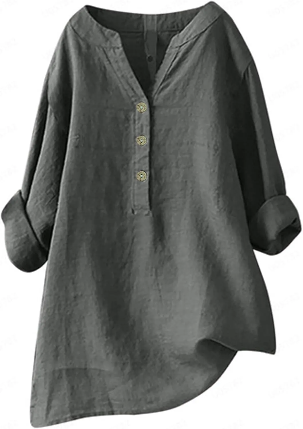 Womens T-Shirt Lace Trim Double Layer Loose Round Neck Floral Lace-Up Short Sleeve Tops