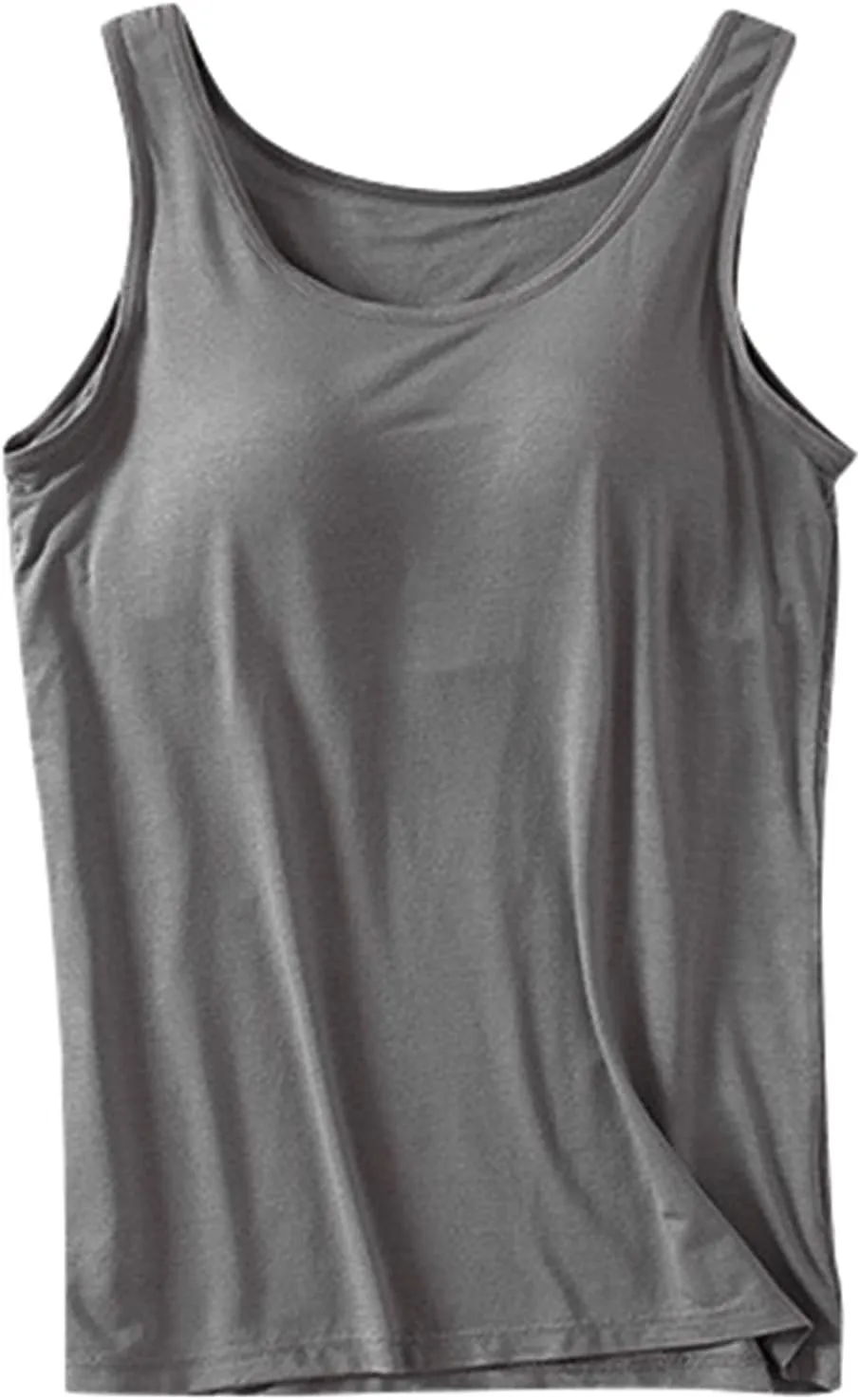 Womens Tank Tops Dressy Casual Shelf Bra Tank Tops Racerback Workout Camis Yoga Shirt Cotton Undershirt Tank Tops for Women