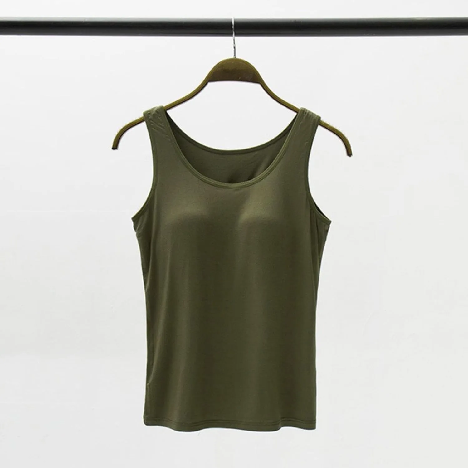 Womens Tank Tops Dressy Casual Shelf Bra Tank Tops Racerback Workout Camis Yoga Shirt Cotton Undershirt Tank Tops for Women
