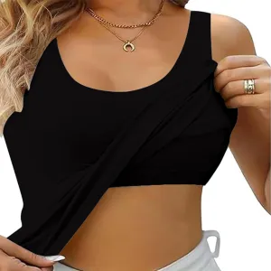 Womens Tank Tops Dressy Casual Shelf Bra Tank Tops Racerback Workout Camis Yoga Shirt Cotton Undershirt Tank Tops for Women