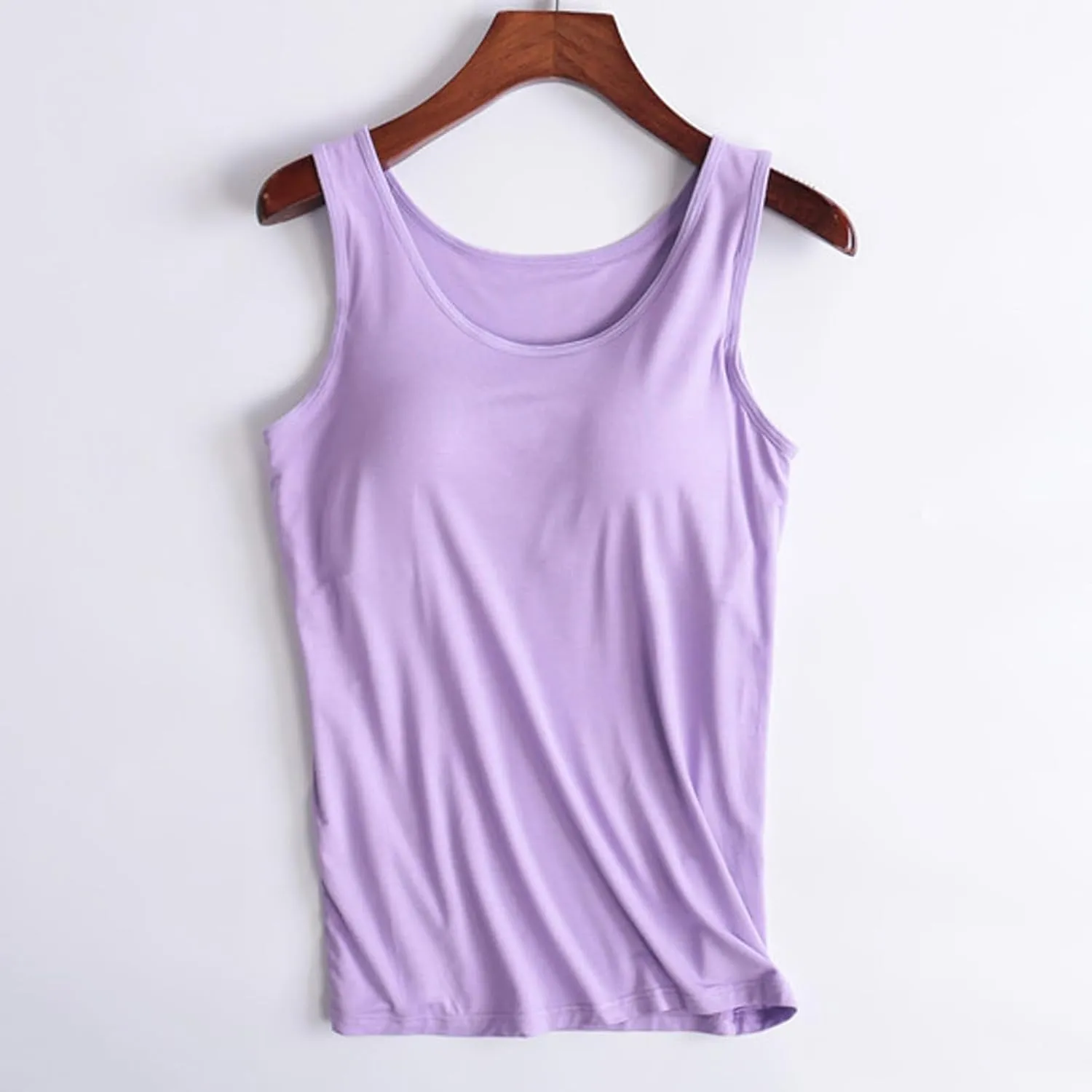 Women's Tank Tops with Built in Bras,2024 Summer Plus Size Tank Tops Scoop Neck Loose Fit Yoga Basic Sleeveless Tops