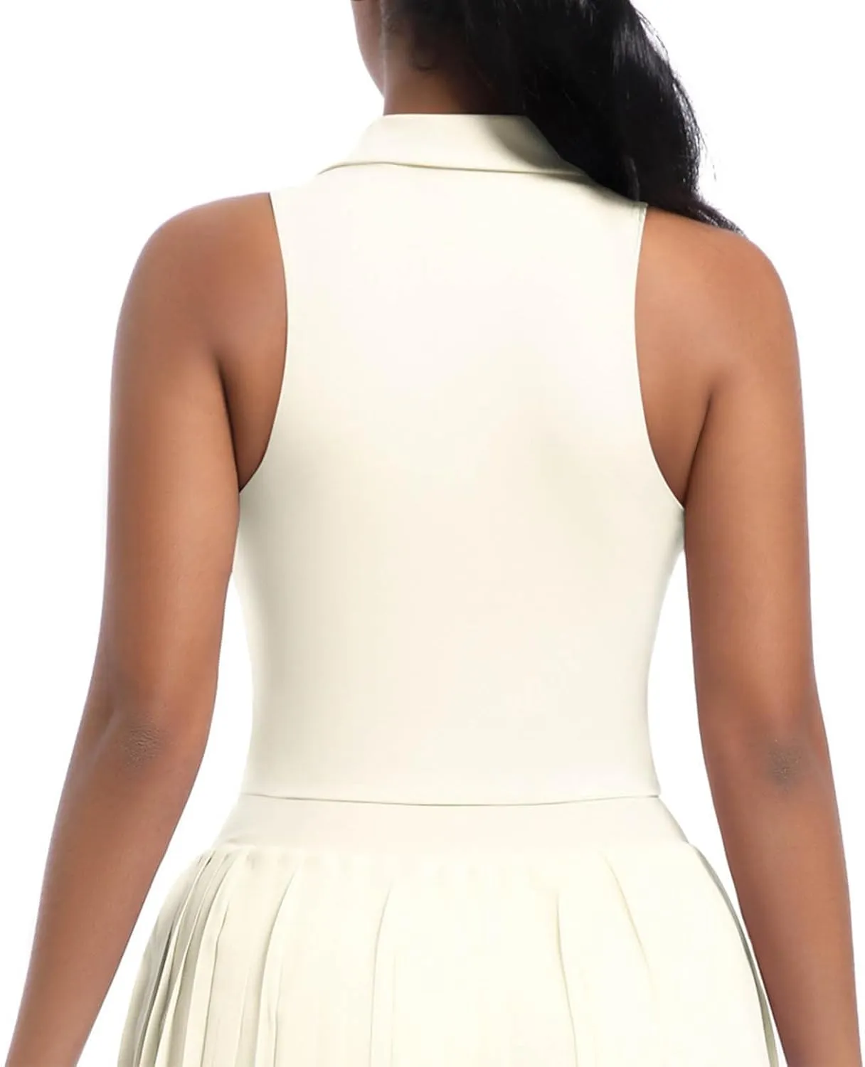Women's Workout Tank Tops Casual Fashion V Neck Sleeveless Golf Shirts Summer Athletic Workout Quick Dry Blouse